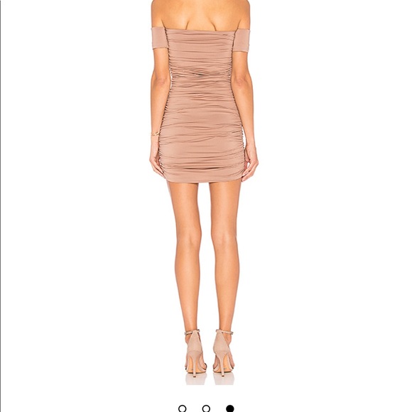 superdown Dresses & Skirts - Ruched off the shoulder dress
